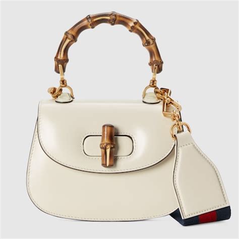 gucci bamboo bianca borase|gucci bamboo top handle bag.